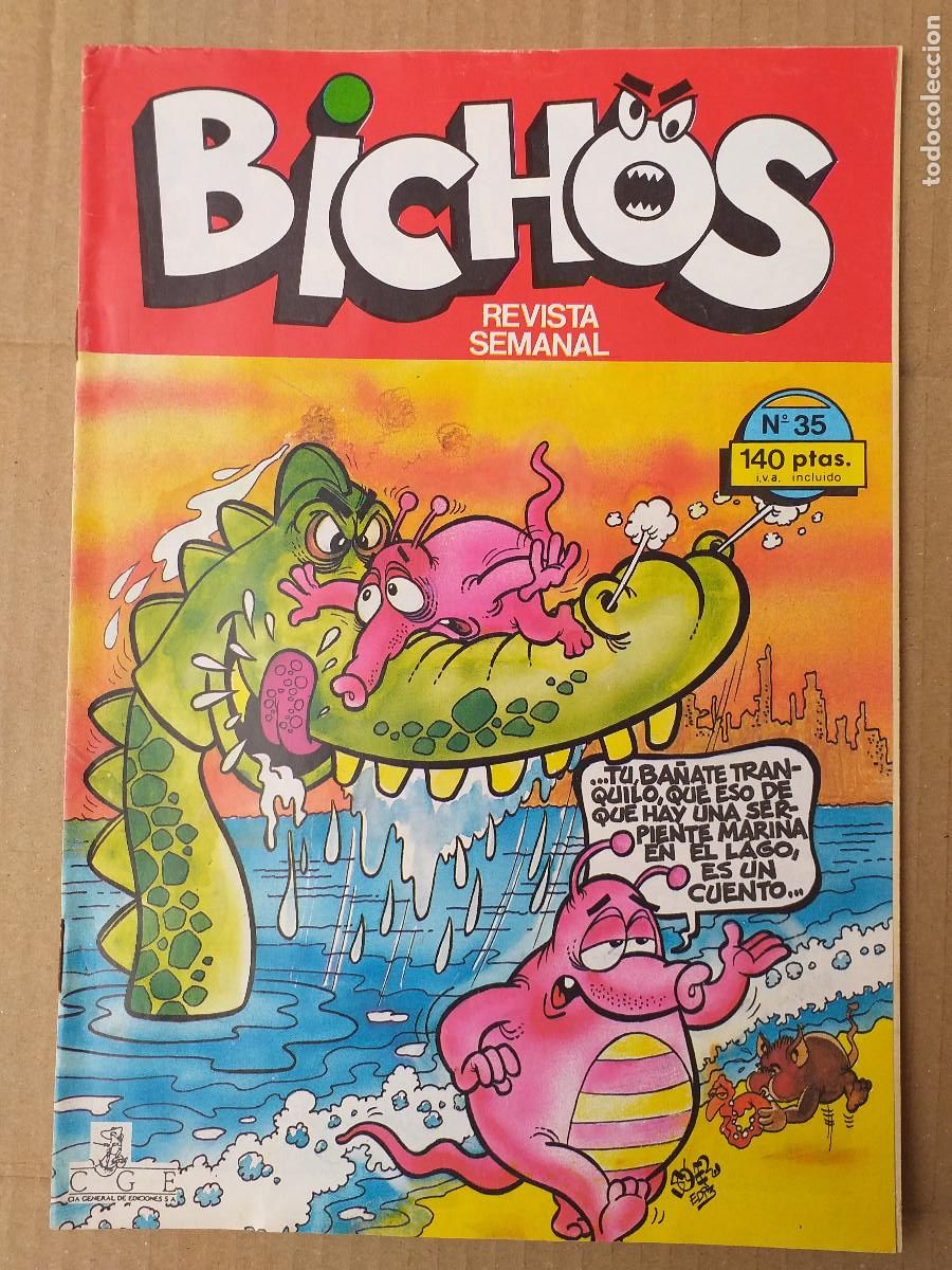 C&oacute;mics: BICHOS - N&ordm; 35 - SERPENMAN Y SUS AMIGOS - 1987 RBA PROMOTORA DE EDICIONES