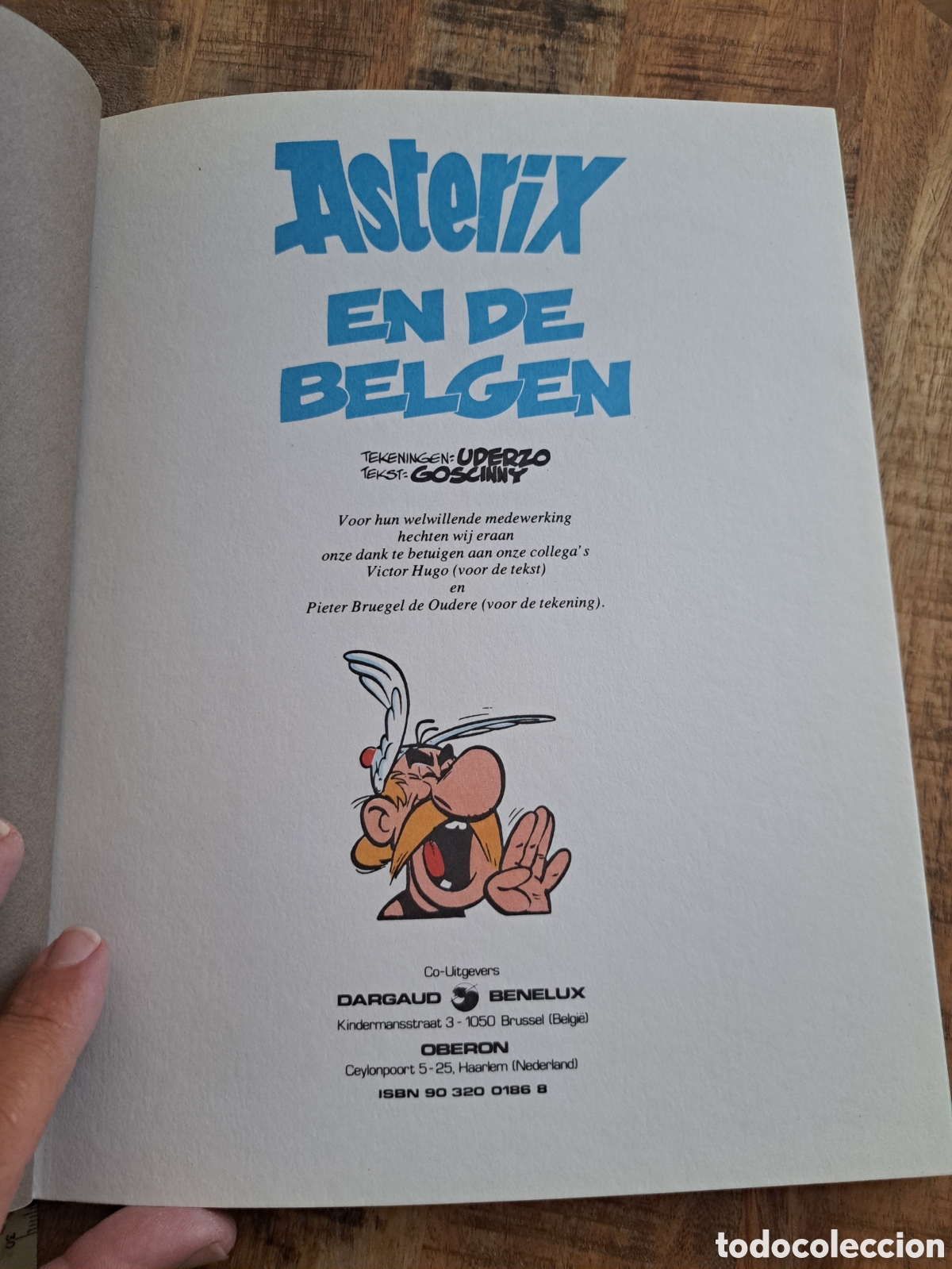C&oacute;mics: Jml Asterix en de Belgen, Dargaud, Benelux, Nederland Belgium, tapa dura. Como nuevo. 1979.