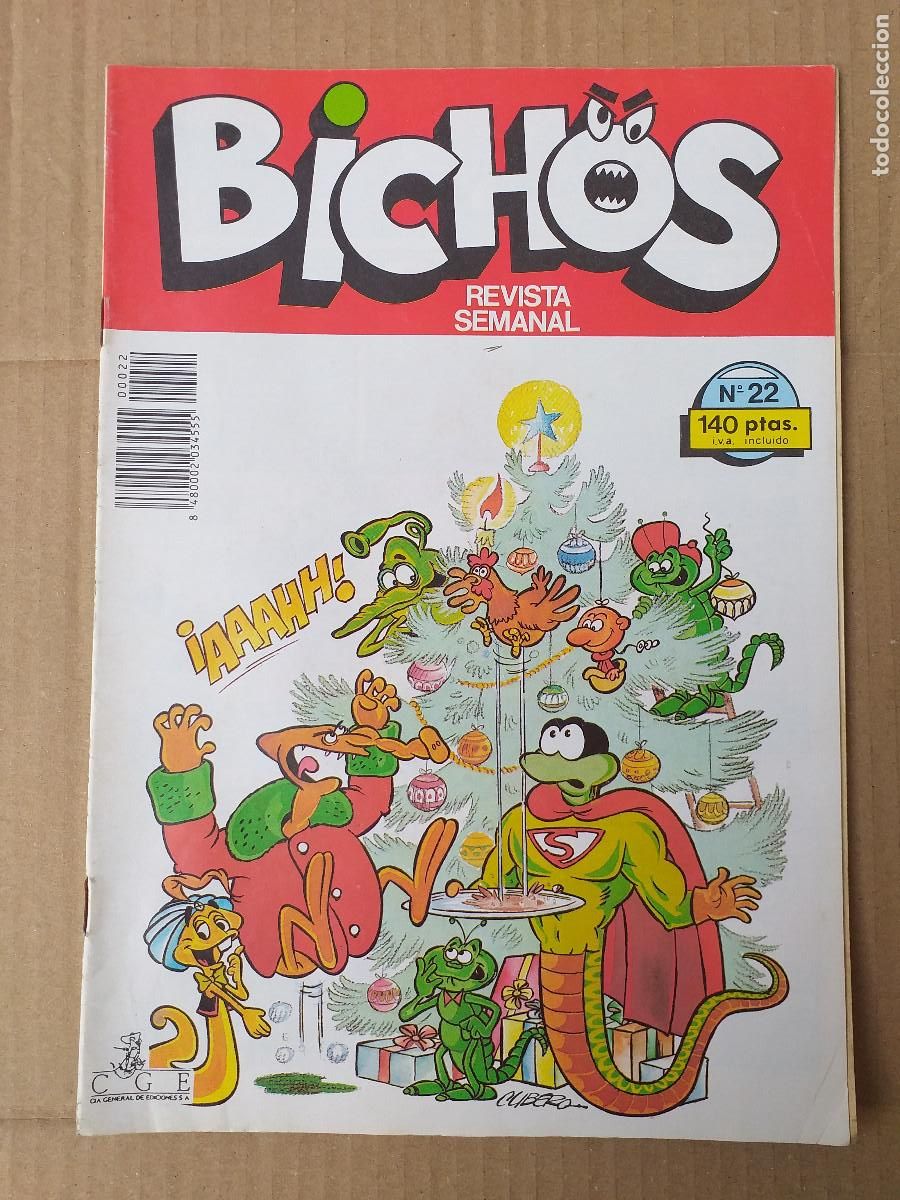 C&oacute;mics: BICHOS - N&ordm; 22 - SERPENMAN Y SUS AMIGOS - 1987 RBA PROMOTORA DE EDICIONES