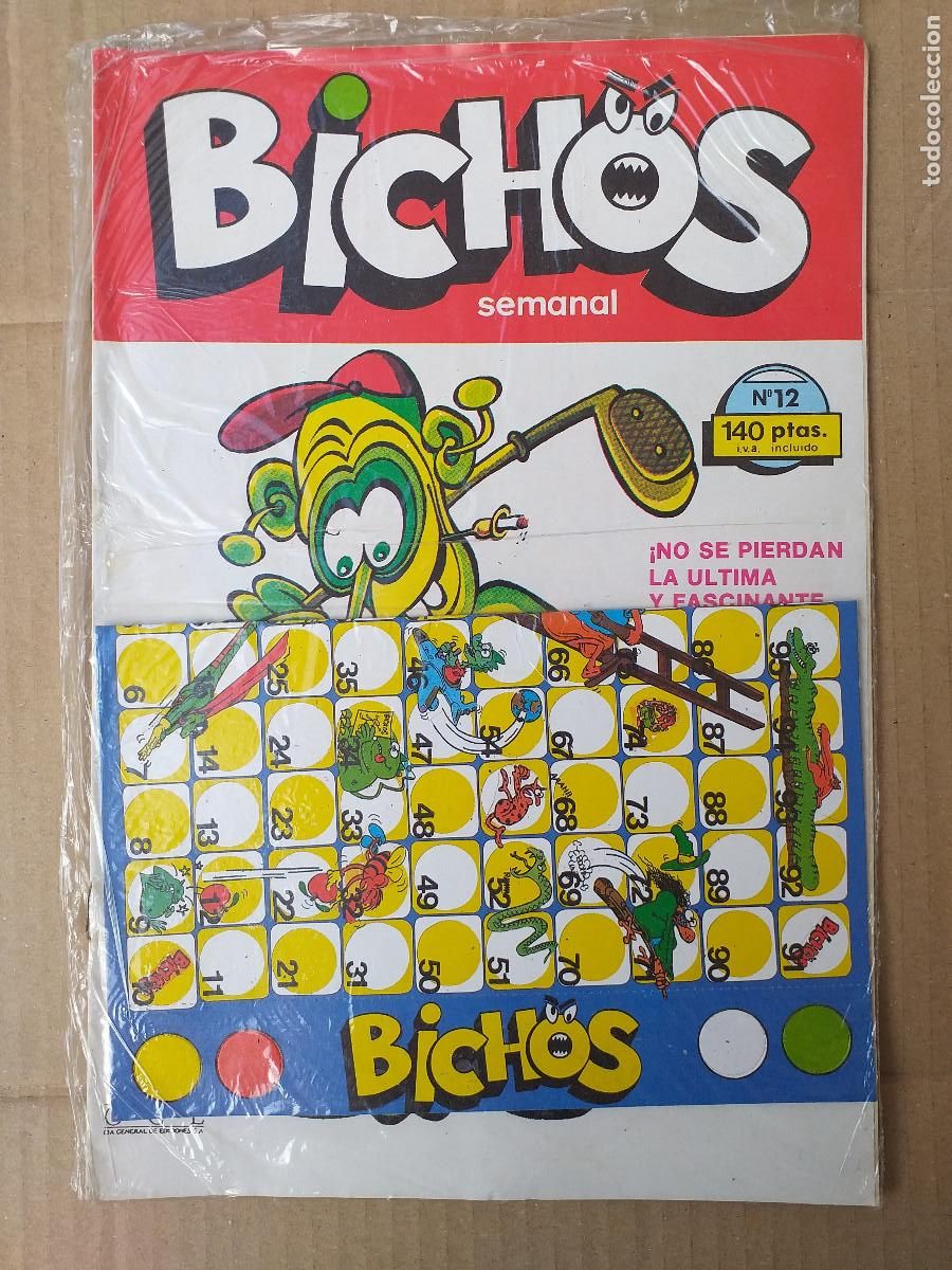 C&oacute;mics: BICHOS - N&ordm; 12 - PRECINTADO CONSERVA EL JUEGO - 1986 RBA PROMOTORA DE EDICIONES