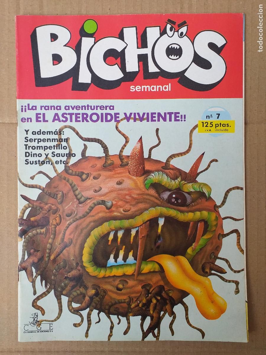 C&oacute;mics: BICHOS - N&ordm; 7 - CONSERVA EL P&Oacute;STER - 1986 RBA PROMOTORA DE EDICIONES