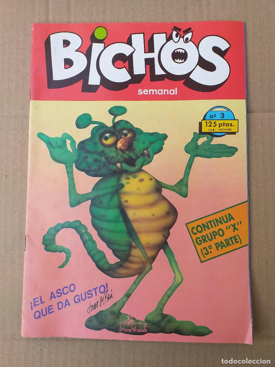 C&oacute;mics: BICHOS - N&ordm; 3 - CONSERVA EL P&Oacute;STER Y LA PEGATINA - 1986 RBA PROMOTORA DE EDICIONES