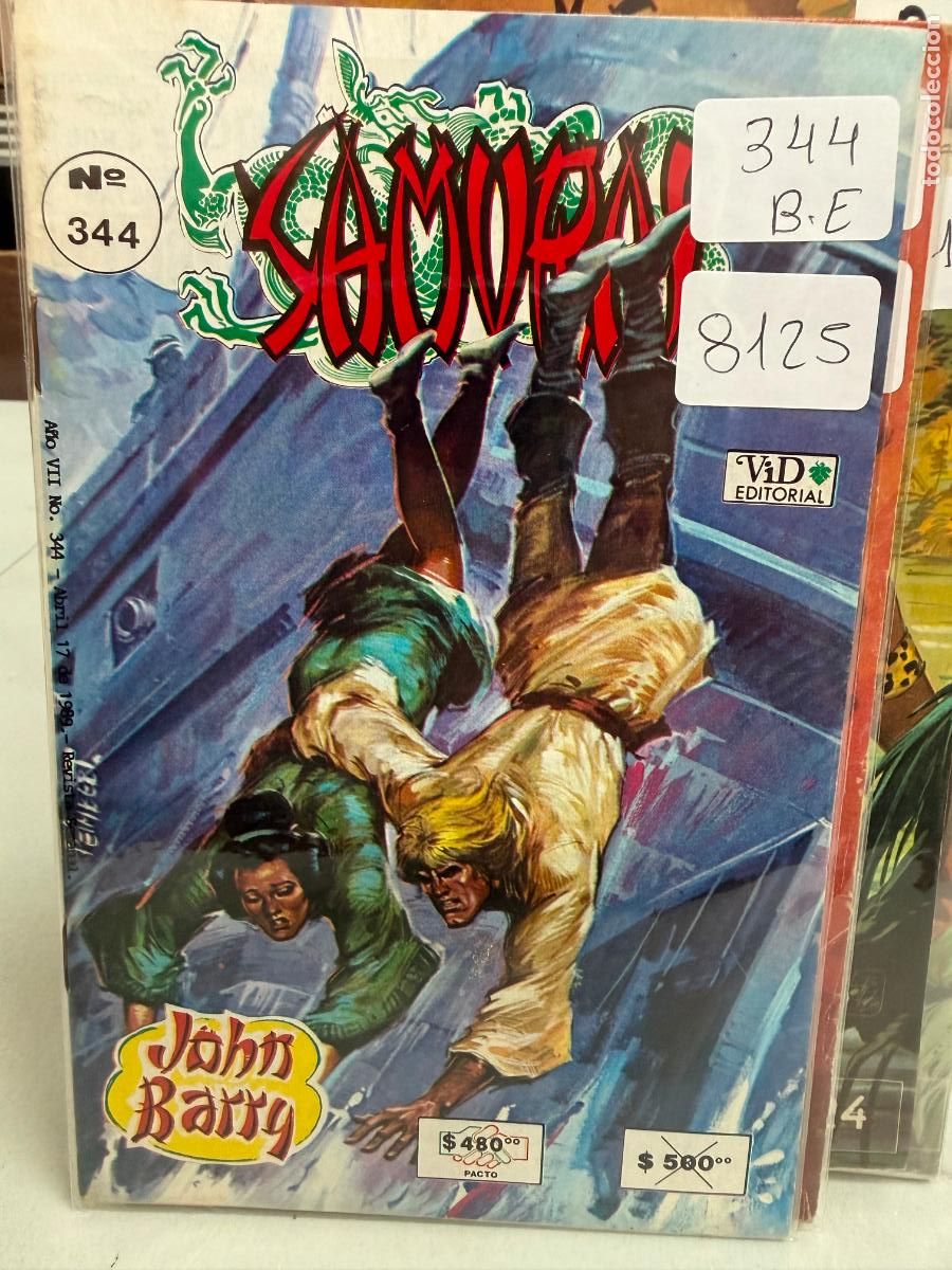 C&oacute;mics: SAMURAI EDITORA VID S.A. NUMERO 344