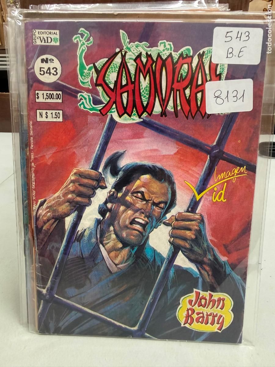 C&oacute;mics: SAMURAI EDITORA VID S.A. NUMERO 543