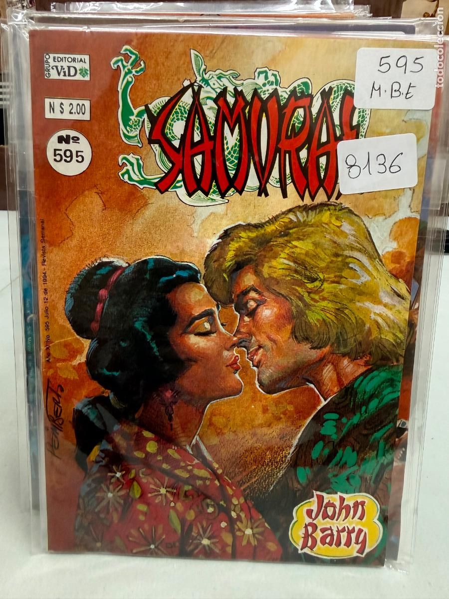 C&oacute;mics: SAMURAI EDITORA VID S.A. NUMERO 595
