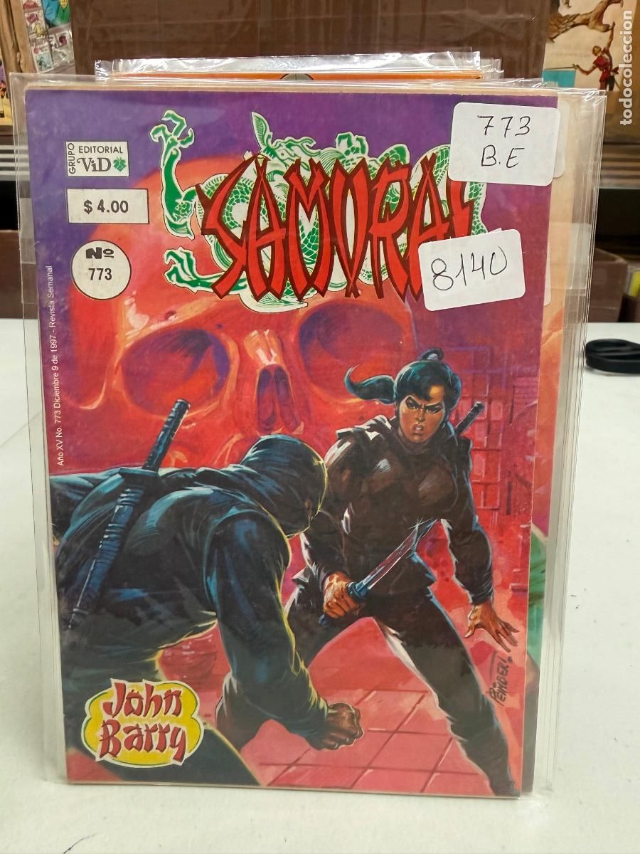 C&oacute;mics: SAMURAI EDITORA VID S.A. NUMERO 773