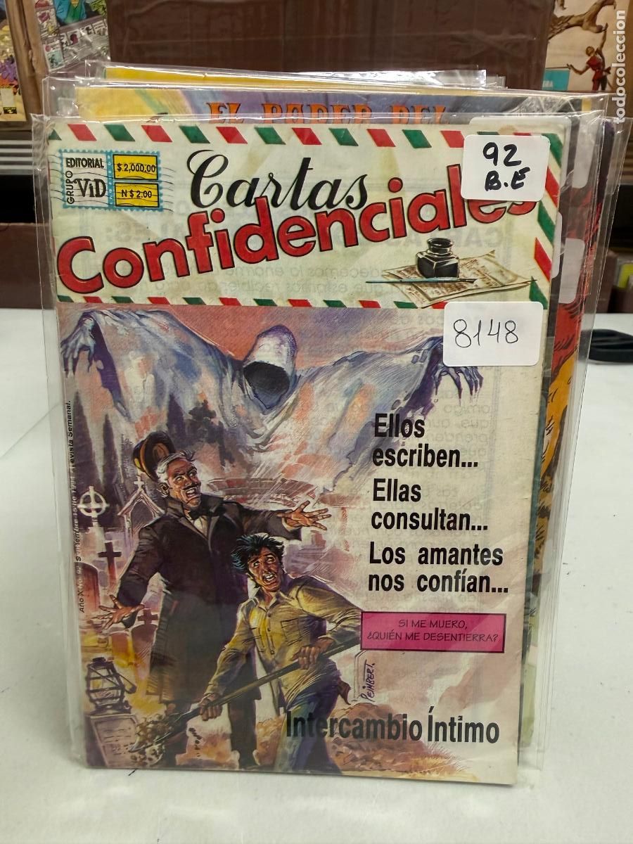 C&oacute;mics: CARTAS CONFIDENCIALES EDITORA VID S.A. NUMERO 92