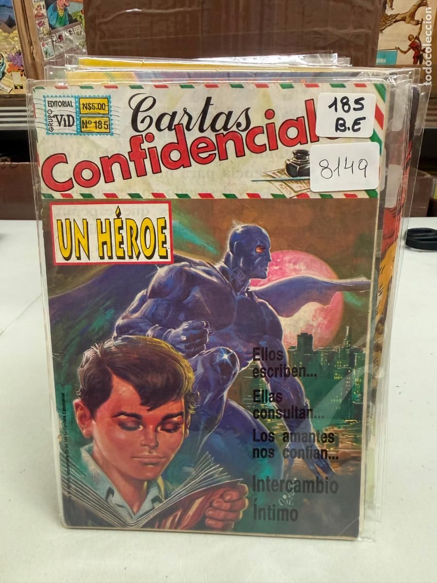 C&oacute;mics: CARTAS CONFIDENCIALES EDITORA VID S.A. NUMERO 185