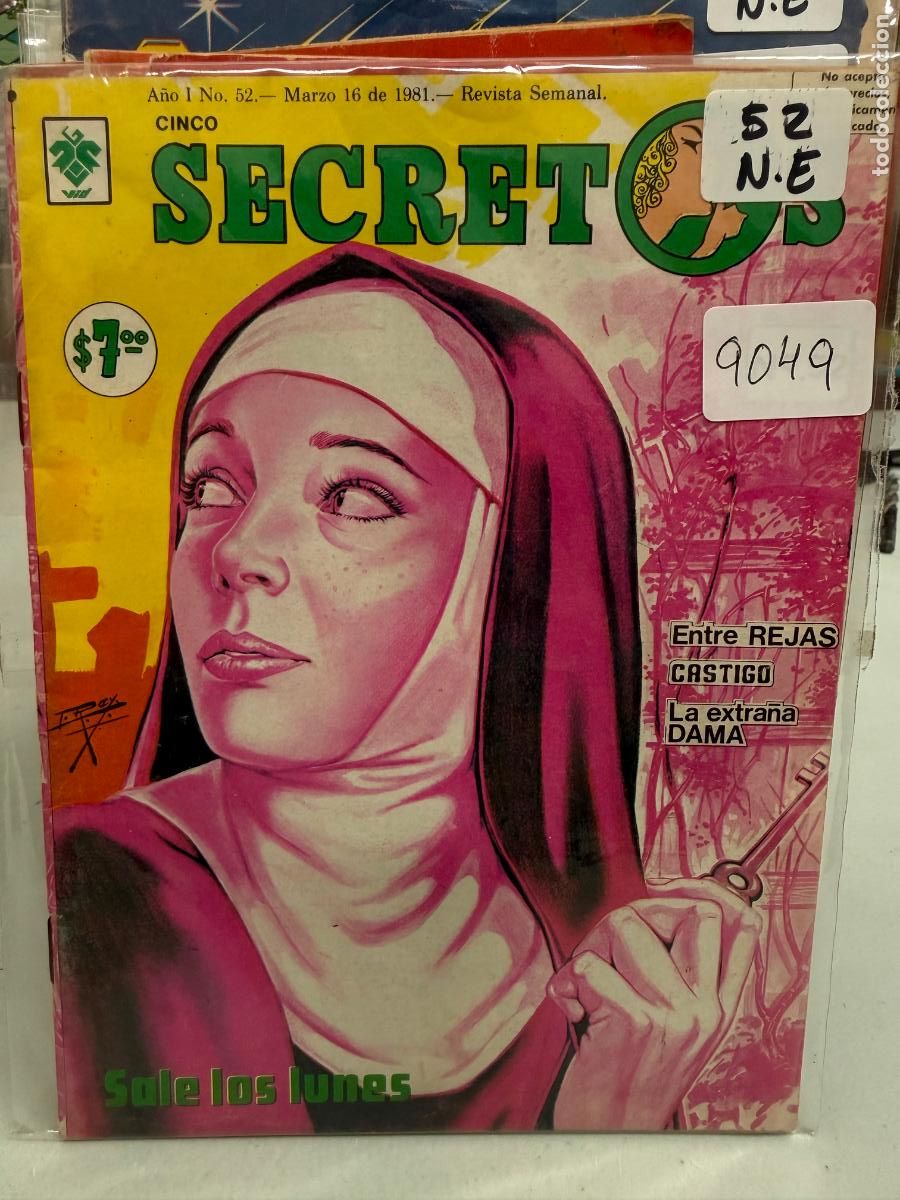 C&oacute;mics: CINCO SECRETOS EDITORA VID S.A. NUMERO 52