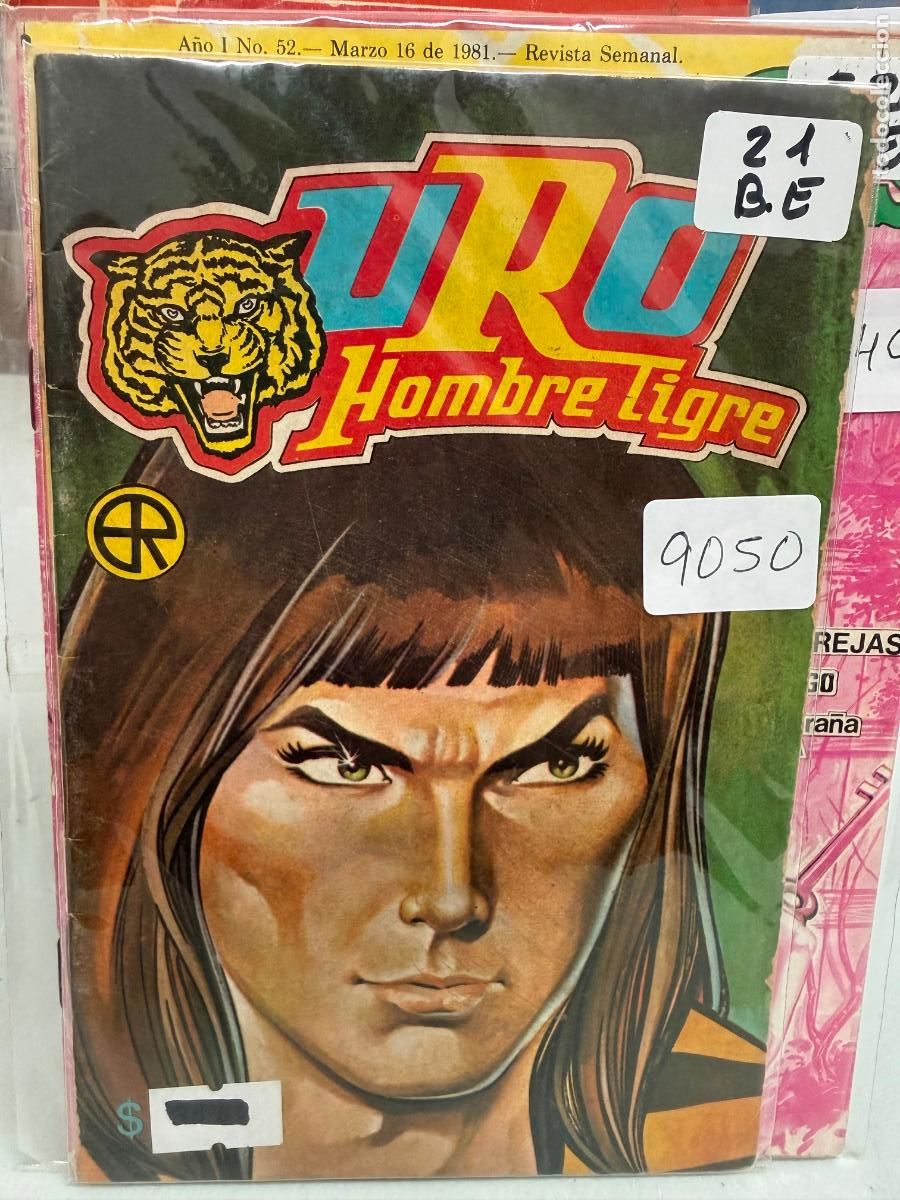 C&oacute;mics: URO EL HOMBRE TIGRE EDITORA RA-CA-NA S.A. NUMERO 21