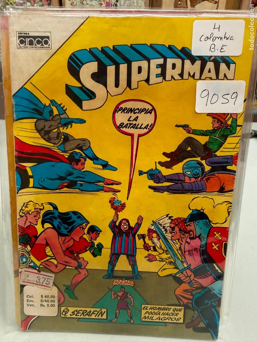 C&oacute;mics: SUPERMAN EDITORA CINCO S.A. NUMERO 4