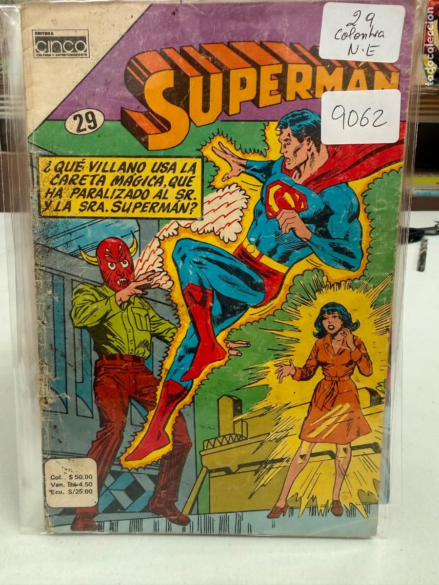 C&oacute;mics: SUPERMAN EDITORA CINCO S.A. NUMERO 29