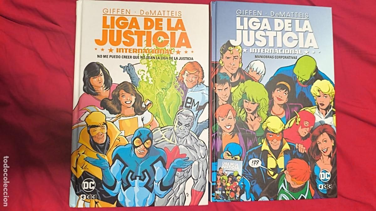 C&oacute;mics: Lote Liga de la Justicia Internacional: Maniobras corporativas + No me puedo creer que no sean ecc