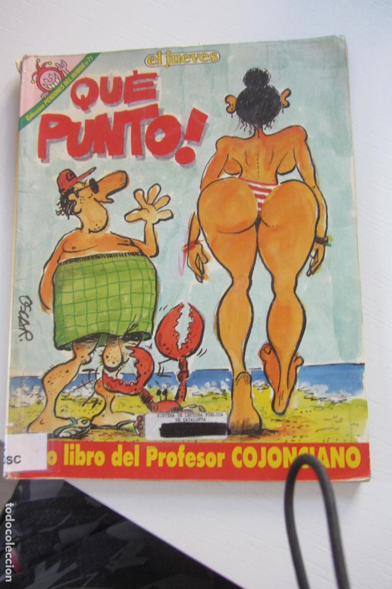 C&oacute;mics: PENDONES DEL HUMOR N&ordm; 71 - PROFESOR COJONCIANO - QUE PUNTO! - EL JUEVES 1991 ARX291