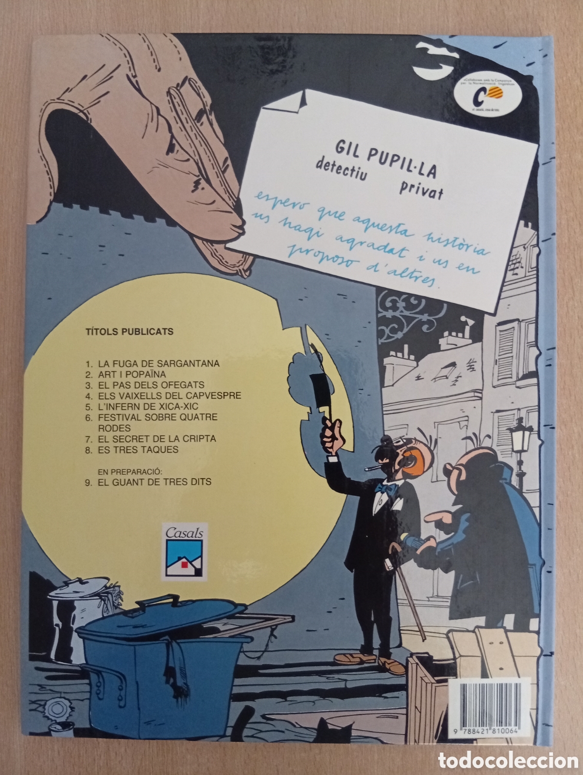 C&oacute;mics: GIL PUPIL&bull;LA DETECTIU PRIVAT/ N&ordm; 7. EL SECRET DE LA CRIPTA. Maurice Tillieux - Foto 2