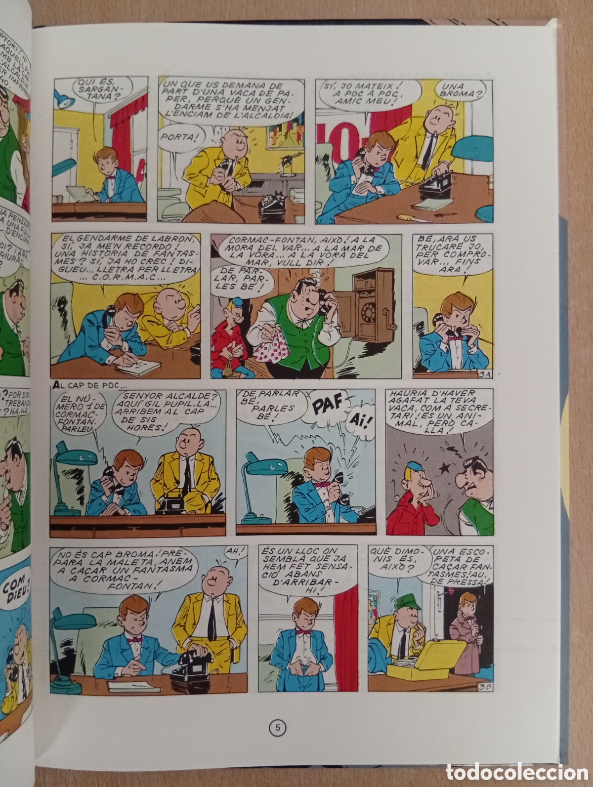 C&oacute;mics: GIL PUPIL&bull;LA DETECTIU PRIVAT/ N&ordm; 7. EL SECRET DE LA CRIPTA. Maurice Tillieux - Foto 5