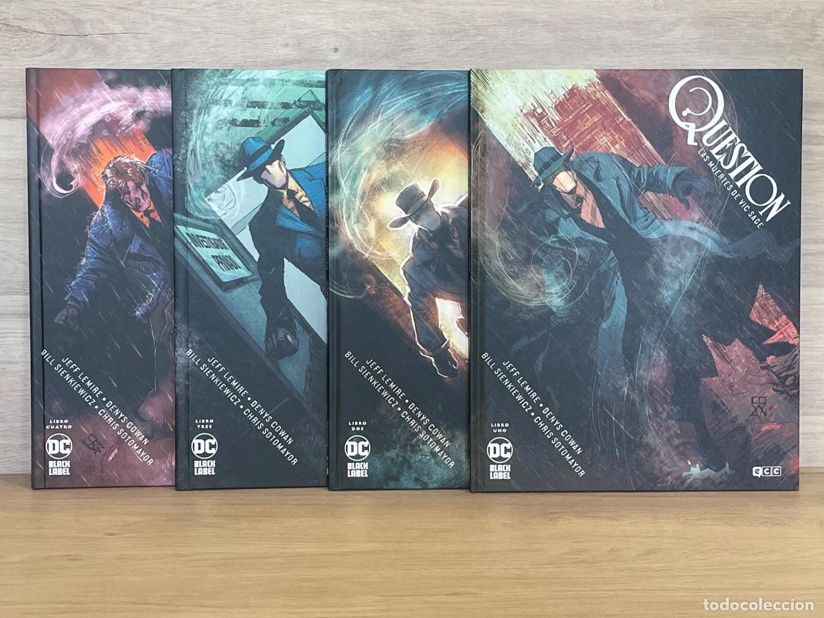C&oacute;mics: Question - Las Mujeres de Vic Sage / Black Label / Completa 4 vol&uacute;menes / Jeff Lemire, Denys Cowan