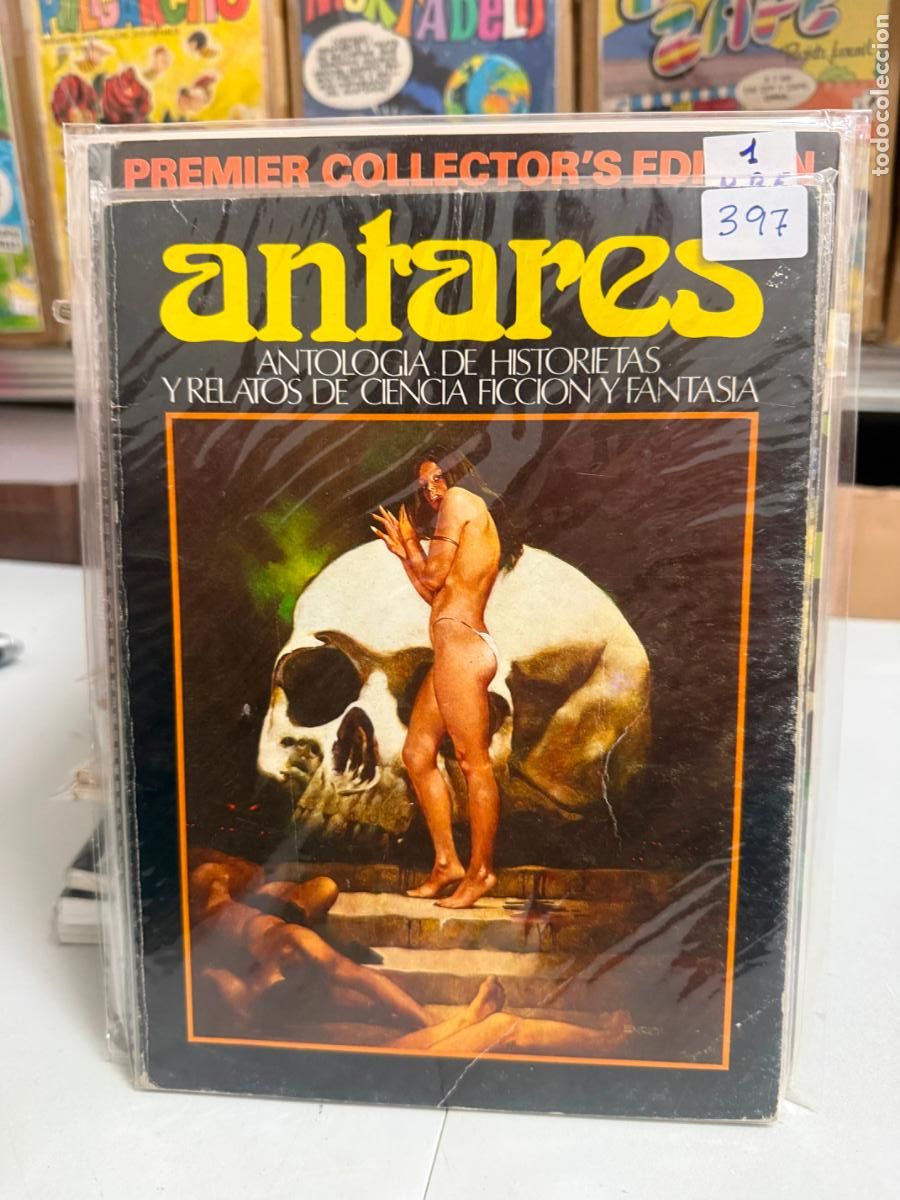 C&oacute;mics: Antares antolog&iacute;a de la historieta de ciencia ficci&oacute;n y fantas&iacute;a