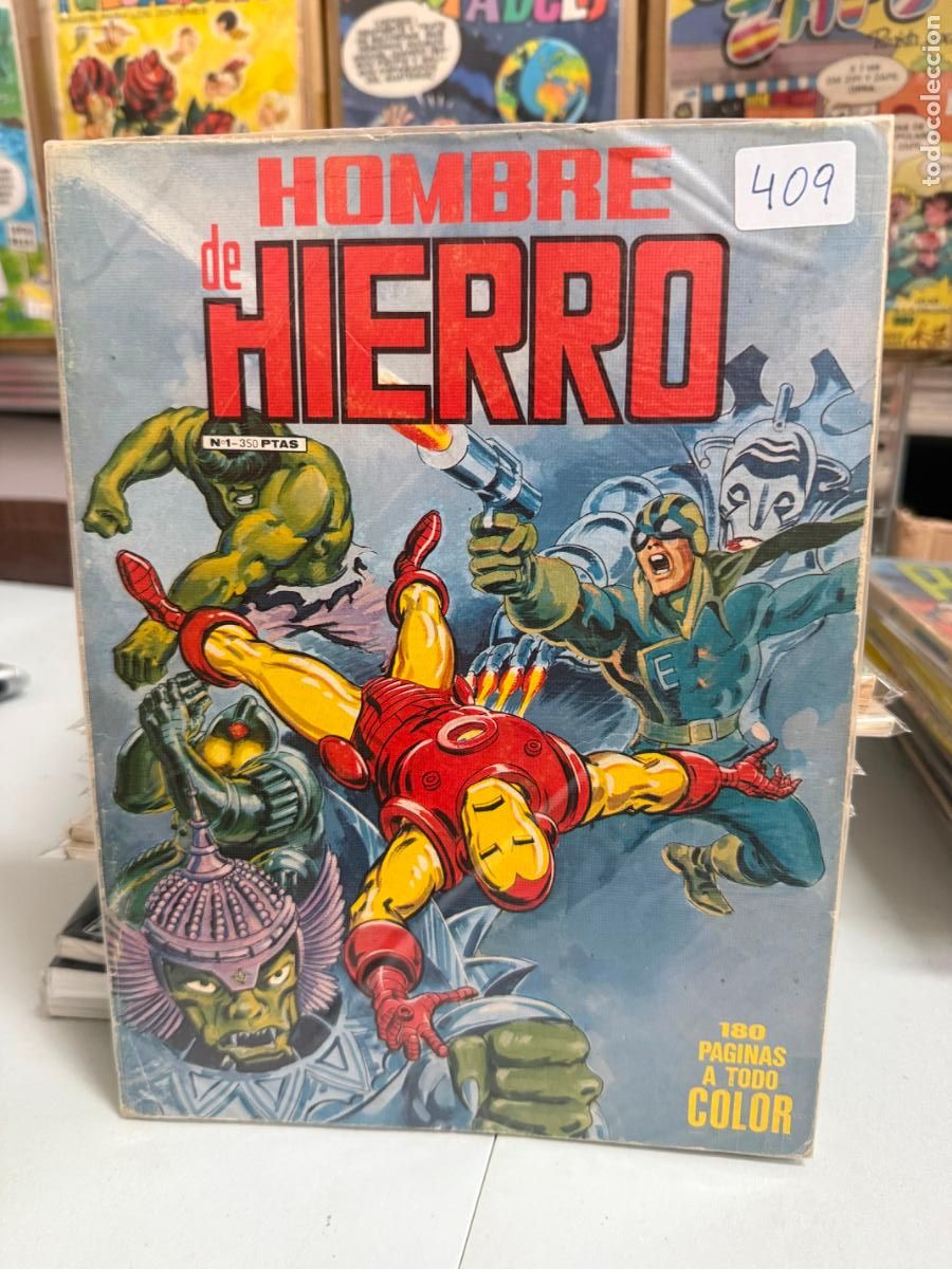 C&oacute;mics: EL HOMBRE DE HIERRO TOMO NUMERO 1 CONTIENE DEL 1 AL 5