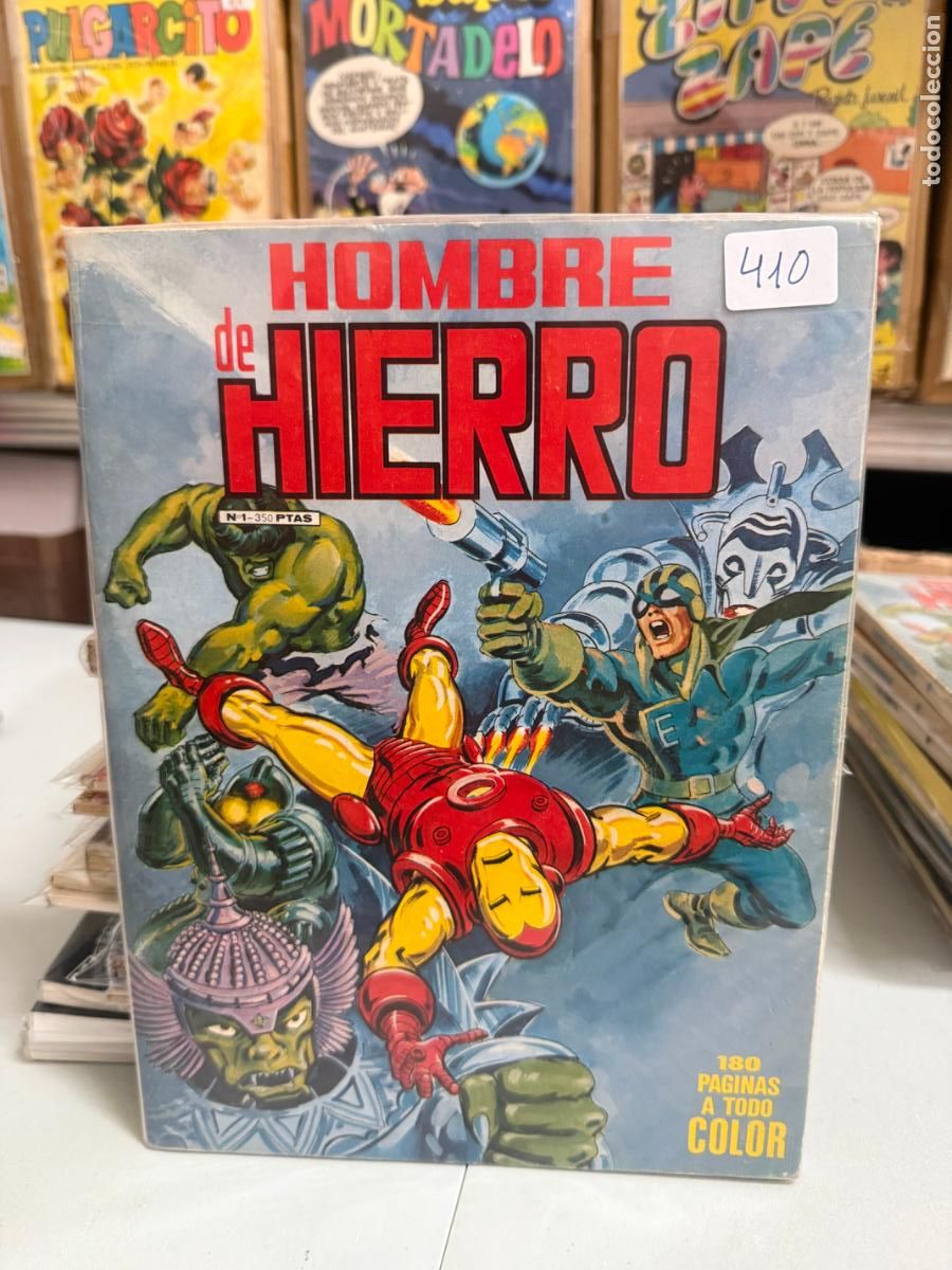 C&oacute;mics: EL HOMBRE DE HIERRO TOMO NUMERO 1 CONTIENE DEL 1 AL 5
