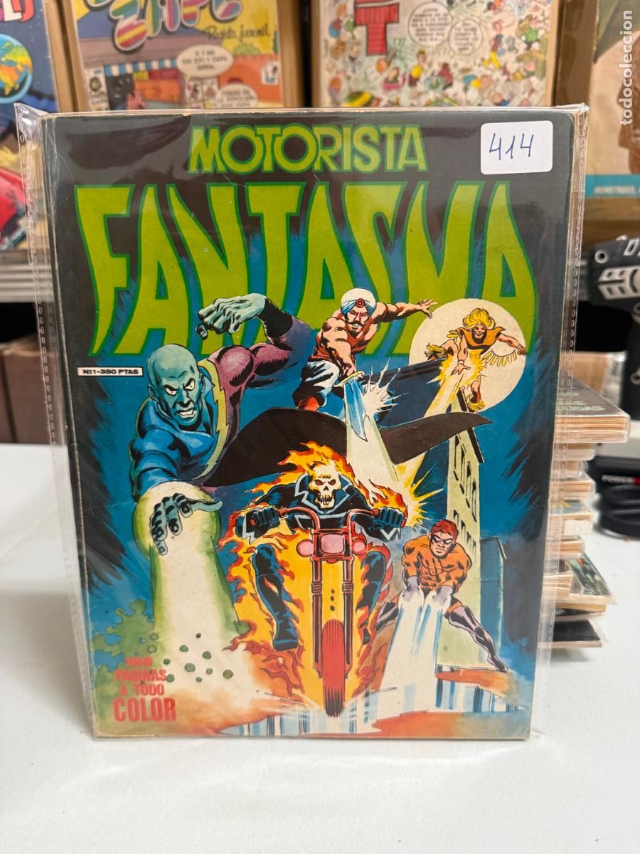 C&oacute;mics: MOTORISTA FANTASMA TOMO NUMERO 1 CONTIENE DEL 1 AL 5