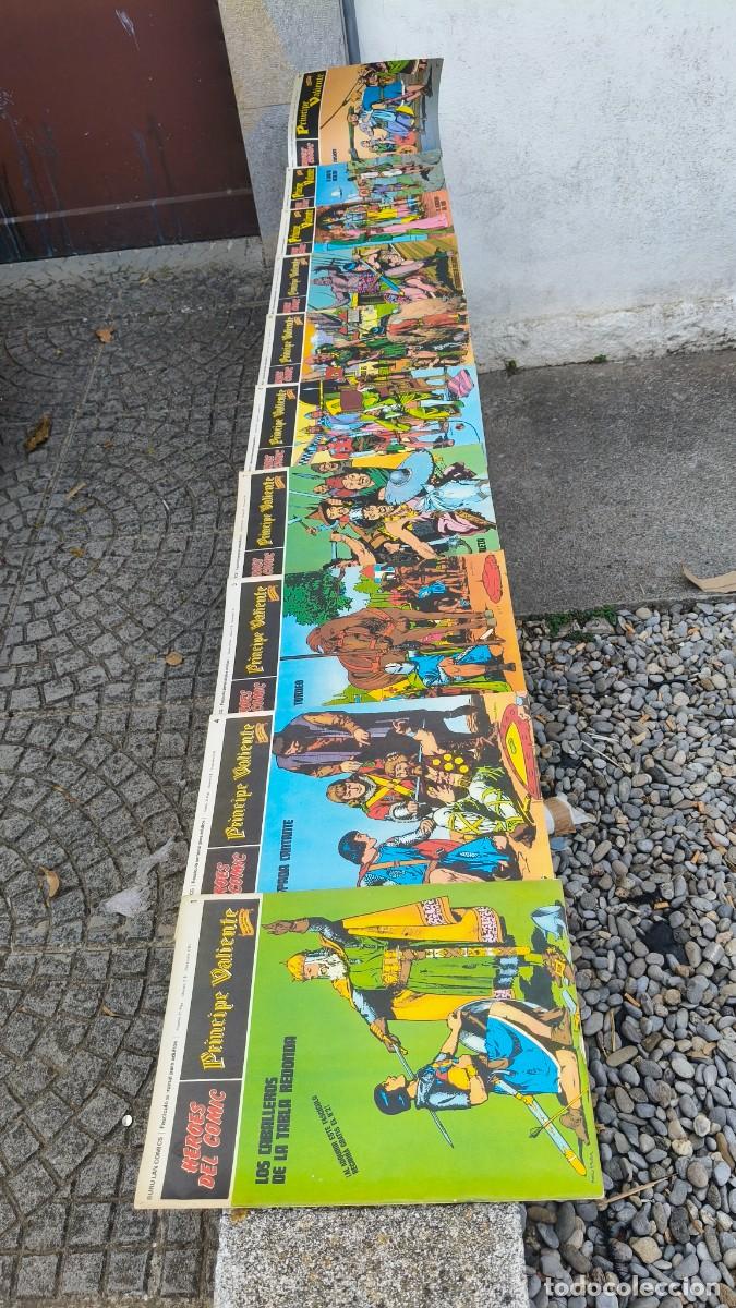 C&oacute;mics: Lot de 11 comics principe valiente buru lan 1971 du num&eacute;ro 1 a 93