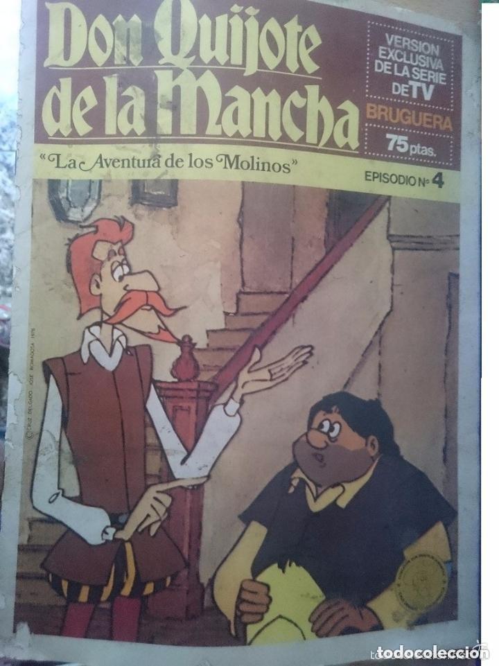 C&oacute;mics: FASCICULO SUELTO - DON QUIJOTE DE LA MANCHA N 4 - LA AVENTURA DE LOS MOLINOS -- VERSION EXCLUSIVA DE