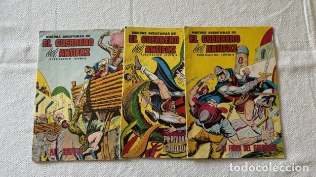C&oacute;mics: 3 comics antiguos el guerrero del antifaz