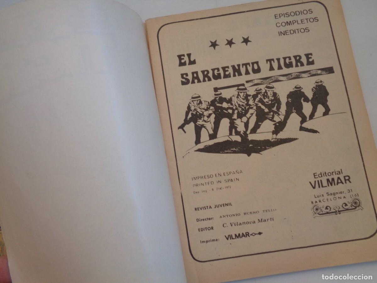 C&oacute;mics: EL SARGENTO TIGRE , N&ordm; 62 . EDITORIAL VILMAR , 1972 - Foto 2
