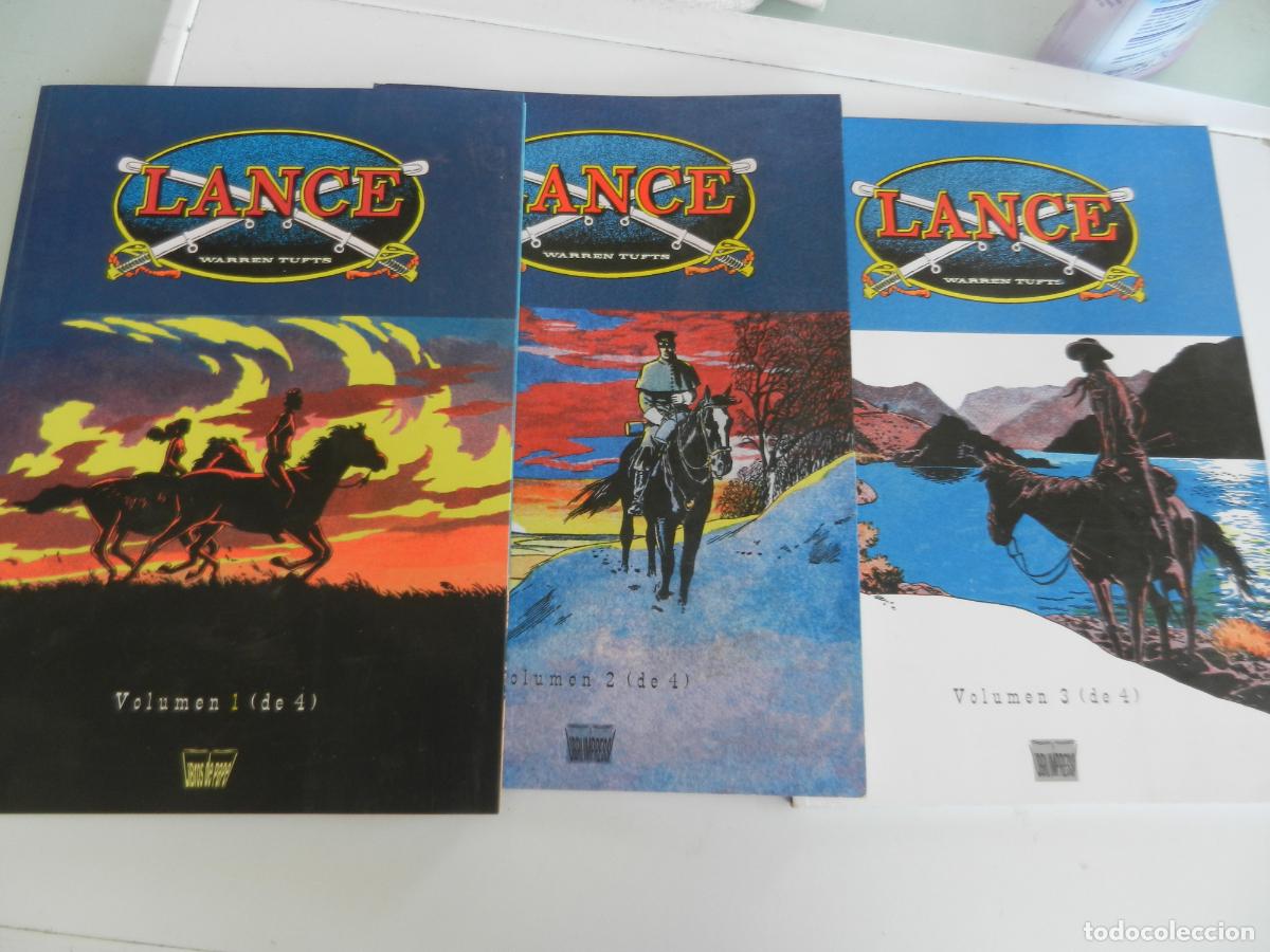 C&oacute;mics: LANCE - WARREN TUFTS - 3 VOLUMENES DE 4 - 1-2-3 -EMPRESA DIARIO DO MINHO- 2011