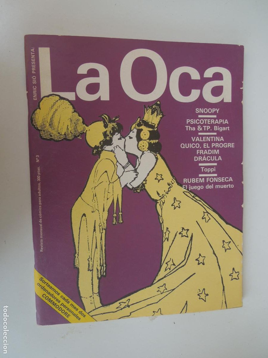 C&oacute;mics: LA OCA N&ordm; 3 - 1985. GUIDO CREPAX VALENTINA DR&Aacute;CULA BATTAGLIA WINSOR MCCAY HERRIMAN. PAT NAGEL