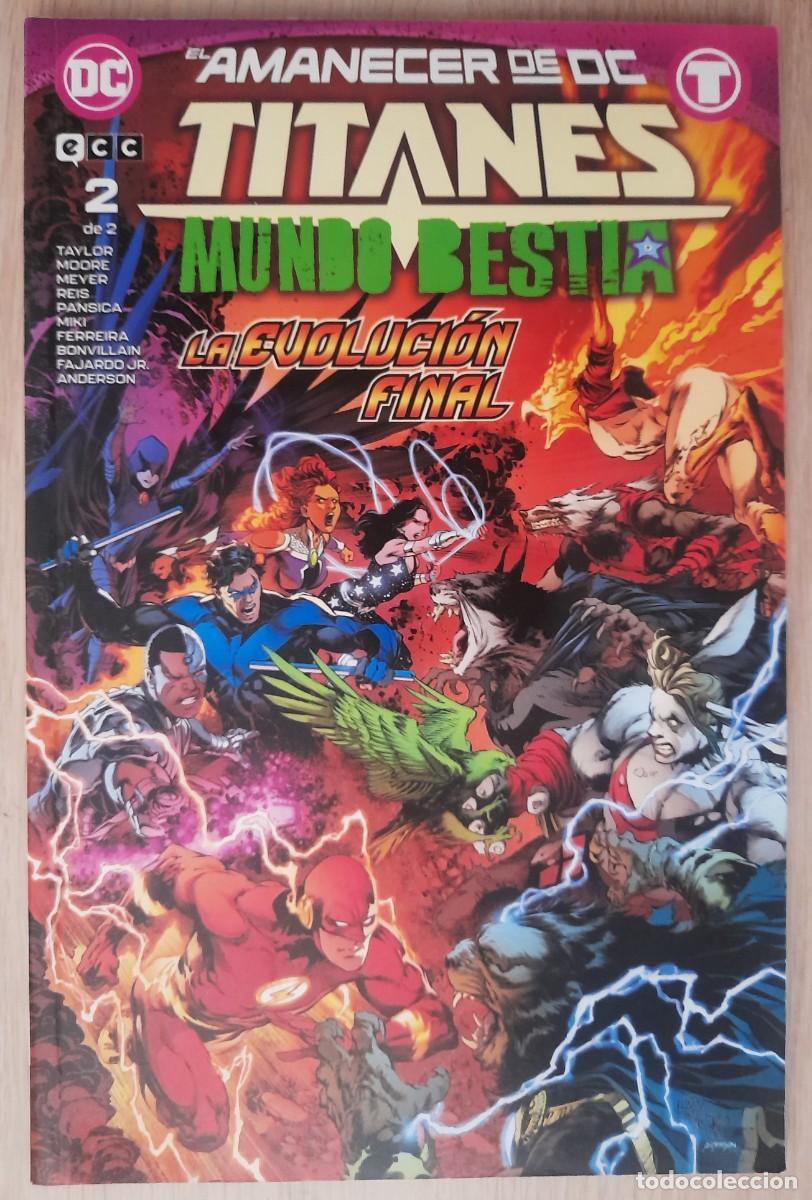 C&oacute;mics: Titanes - Mundo Bestia - Tomo 2 - DC Comics - ECC