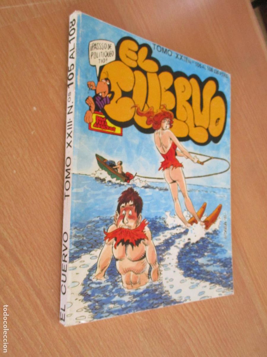 C&oacute;mics: EL CUERVO TOMO XXIII CON CUATRO COMICS RETAPADOS-N&ordm; 105 AL 108 EDITORIAL IRU
