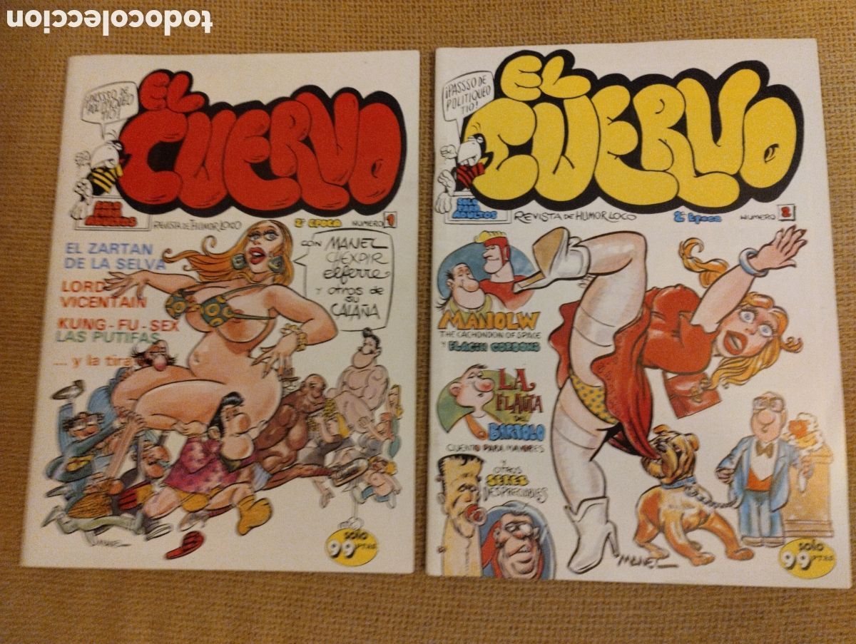 C&oacute;mics: Lote de Revistas de Humor Loco El Cuervo 2a Epoca