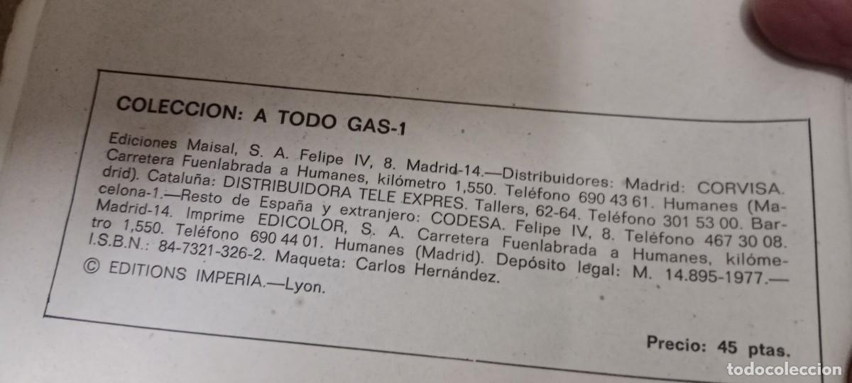C&oacute;mics: A TODO GAS - MAISAL / N&Uacute;MERO 1 COMICS GG-BGA - Foto 2