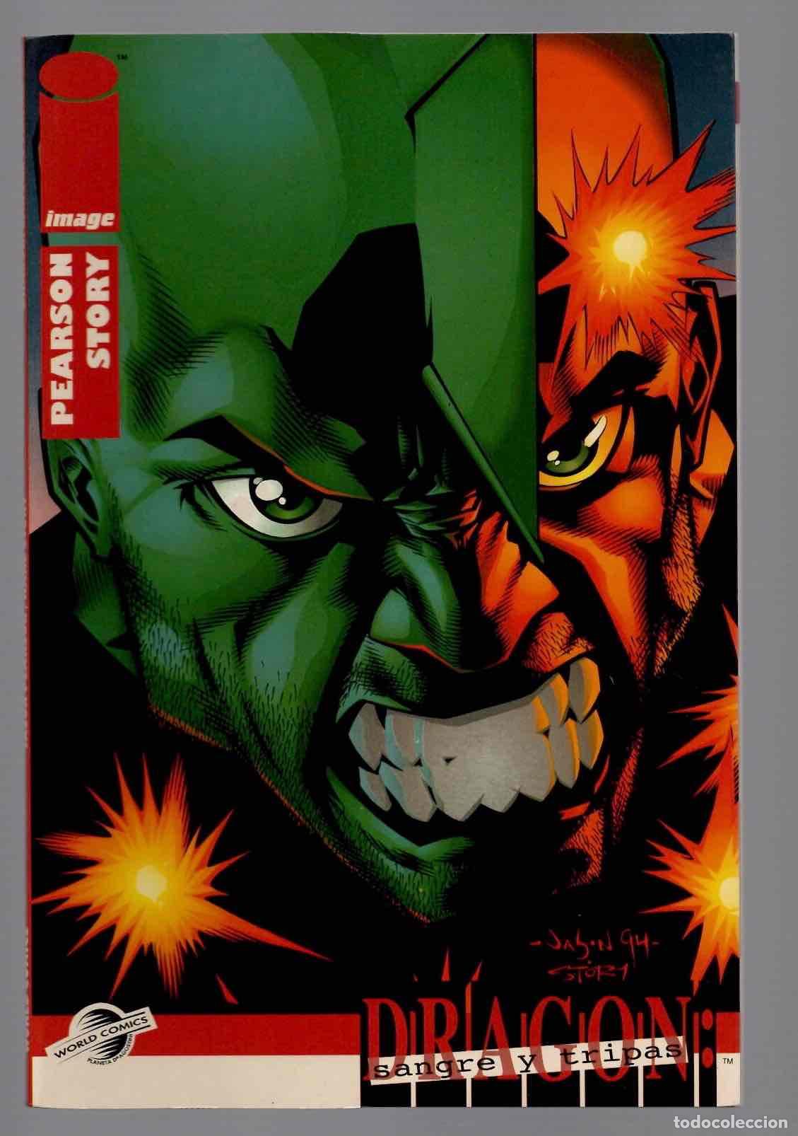 C&oacute;mics: DRAGON SANGRE Y TRIPAS. JASON PEARSON 7 KARL STORY. WORLD COMICS PLANETA 1996