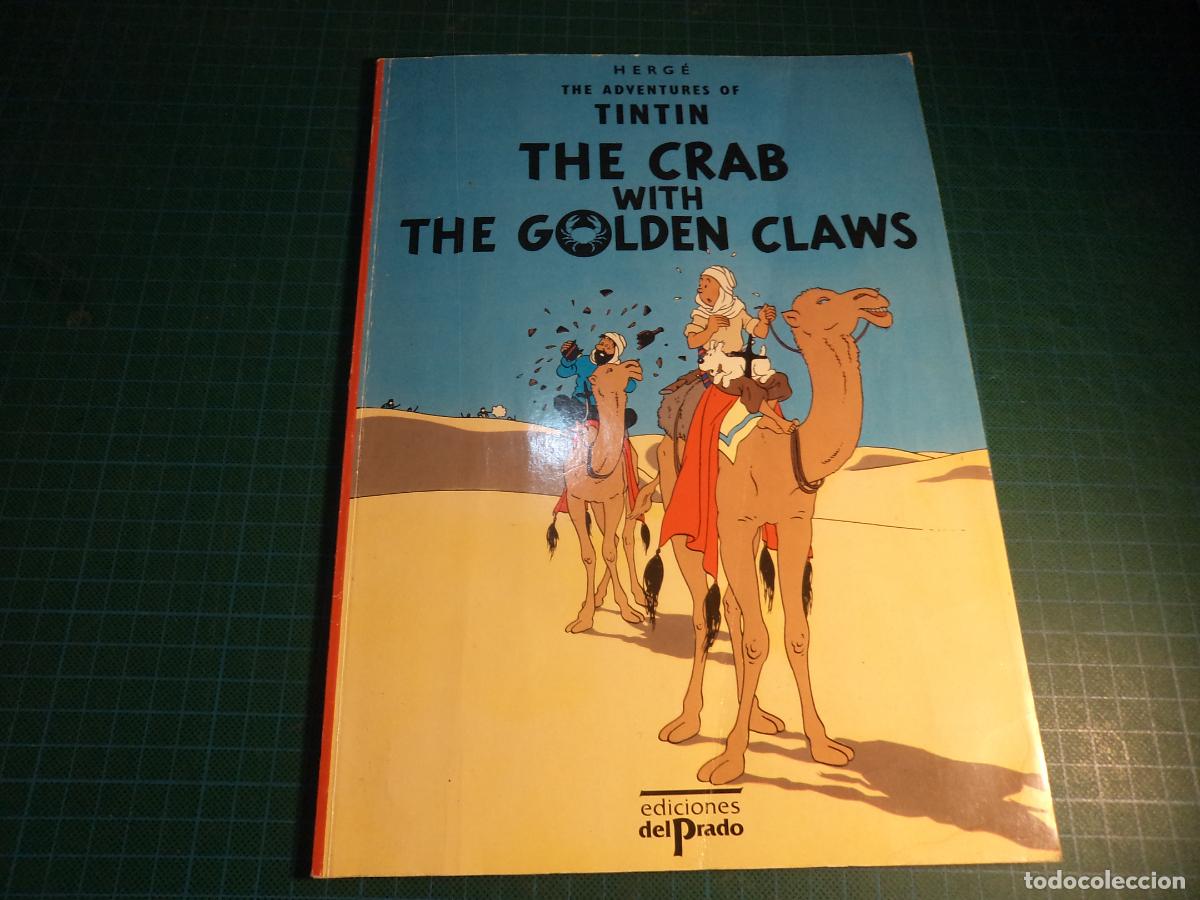 C&oacute;mics: Tintin. The crab with de golden claws. Ediciones del Prado. En ingles.