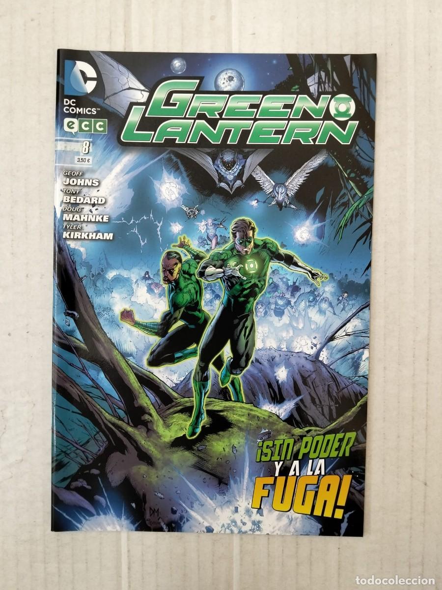 C&oacute;mics: GREEN LANTERN n&ordm; 8. &iexcl;SIN PODER Y A LA FUGA! ECC