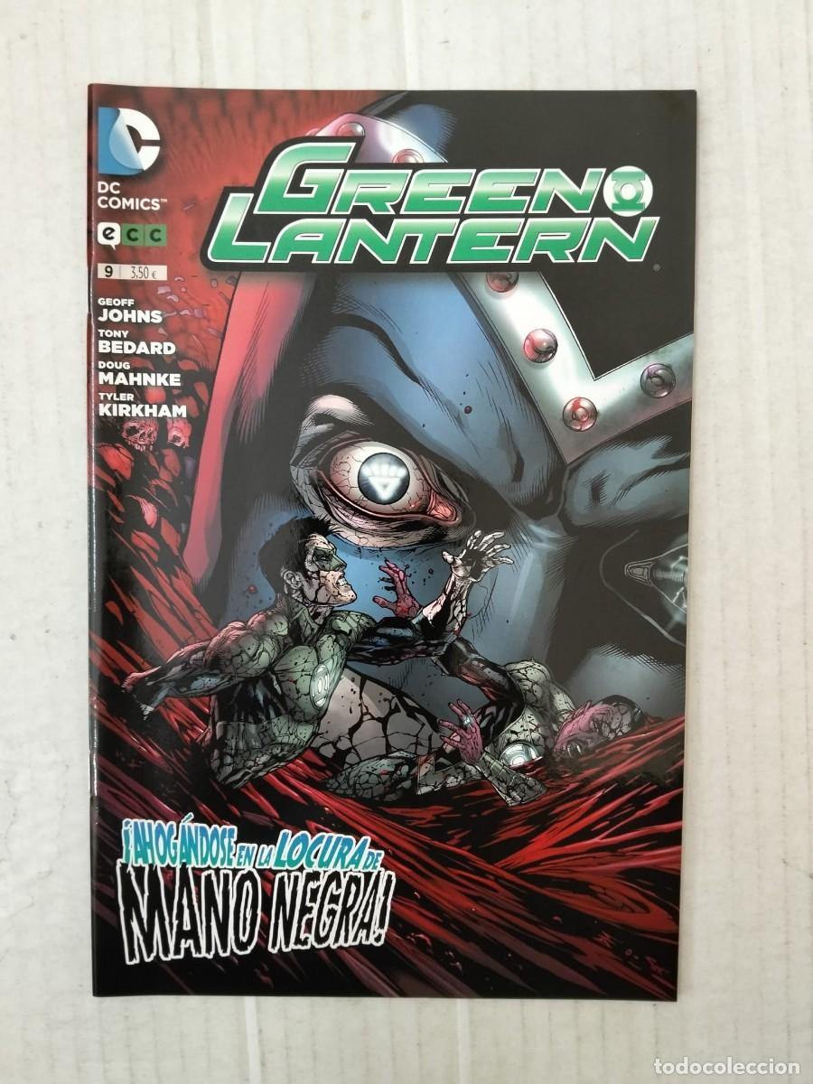 C&oacute;mics: GREEN LANTERN n&ordm; 9. &iexcl;AHOG&Aacute;NDOSE EN LA LOCURA DE MANO NEGRA! ECC