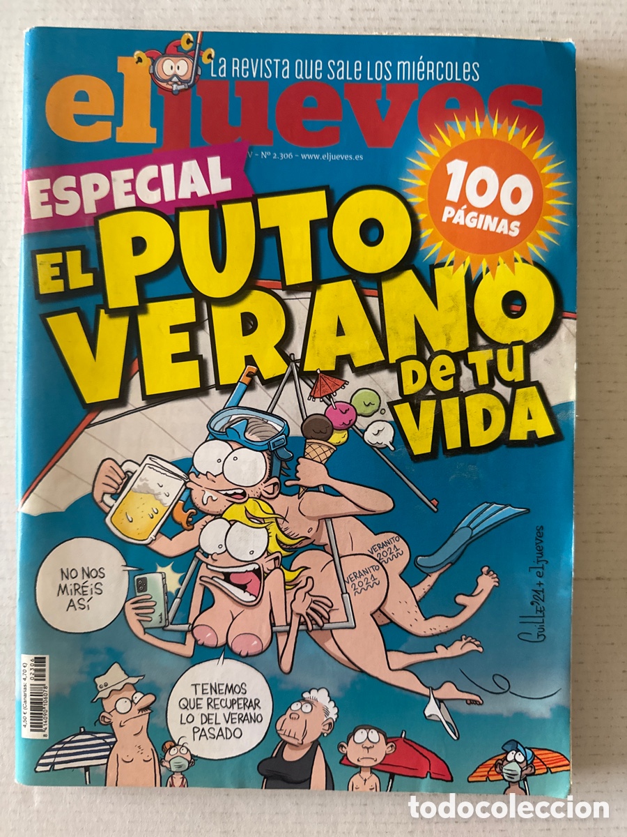 C&oacute;mics: EL JUEVES #2.306 Revista sat&iacute;rica ESPECIAL &ldquo;El puto verano de tu vida&rdquo;