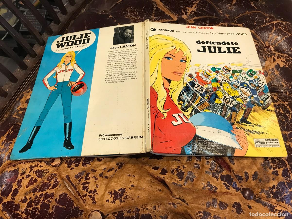 C&oacute;mics: C&Oacute;MIC. HERMANOS WOOD. JEAN GRATON. DEFI&Eacute;NDETE JULIE. 1977, JUNIOR
