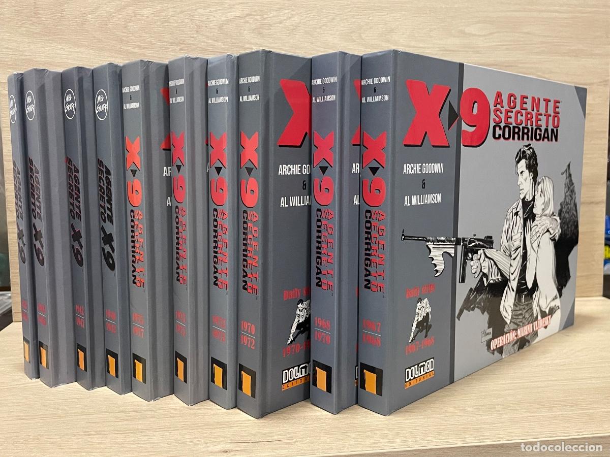 C&oacute;mics: X-9 Agente Secreto Corrigan / Agente secreto X9 - completo Daily strips 1967 al 1977, Archie Goodwin
