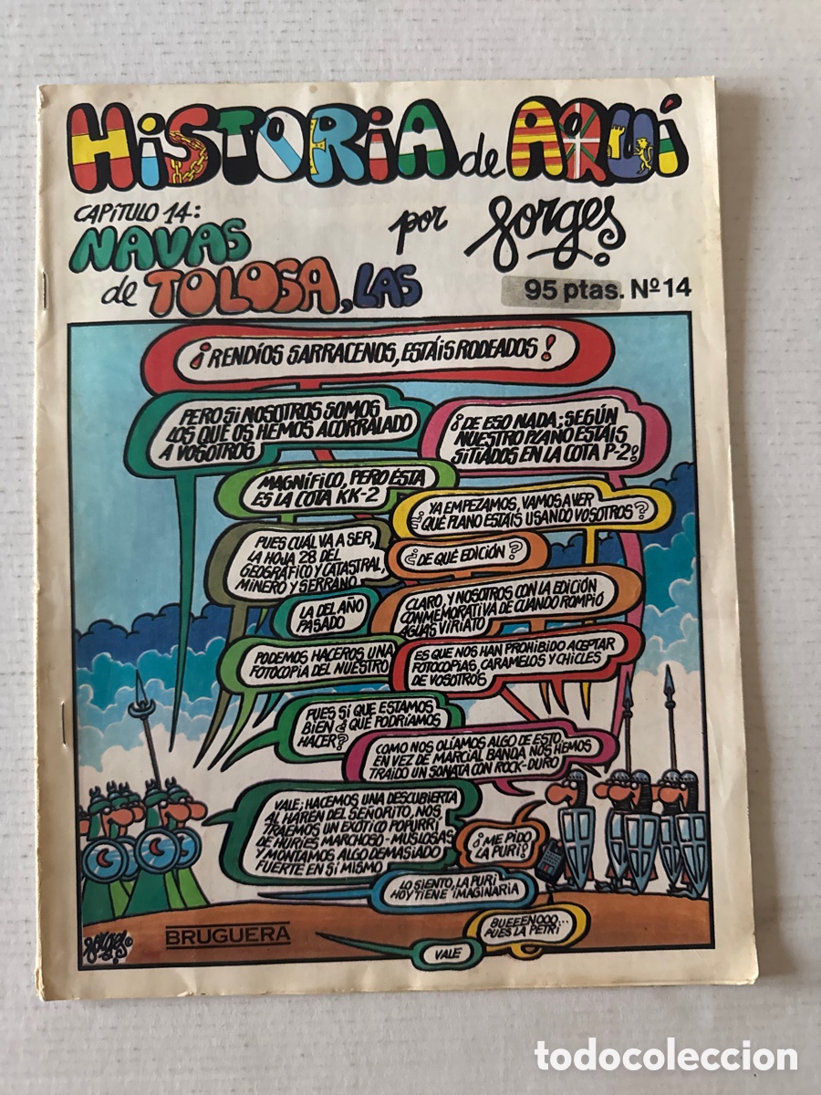 C&oacute;mics: HISTORIA DE AQU&Iacute;. FORGES. #14. NAVAS DE TOLOSA