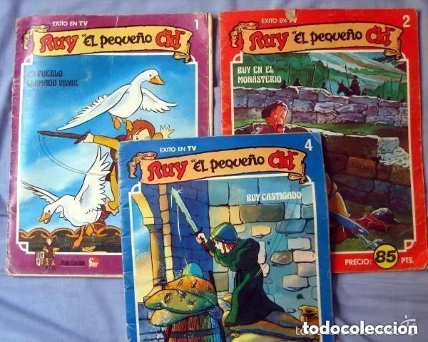 C&oacute;mics: Ruy el peque&ntilde;o Cid. NUMEROS 1- Un pueblo llamado Vivar, 2- Ruy en el monasterio, 4- Ruy castigado -