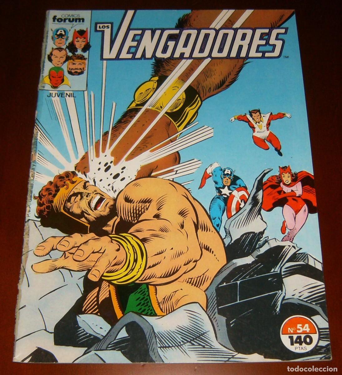 C&oacute;mics: LOS VENGADORES Vol.1 N&uacute;mero 54 . FORUM . PROCEDE DE RETAPADO