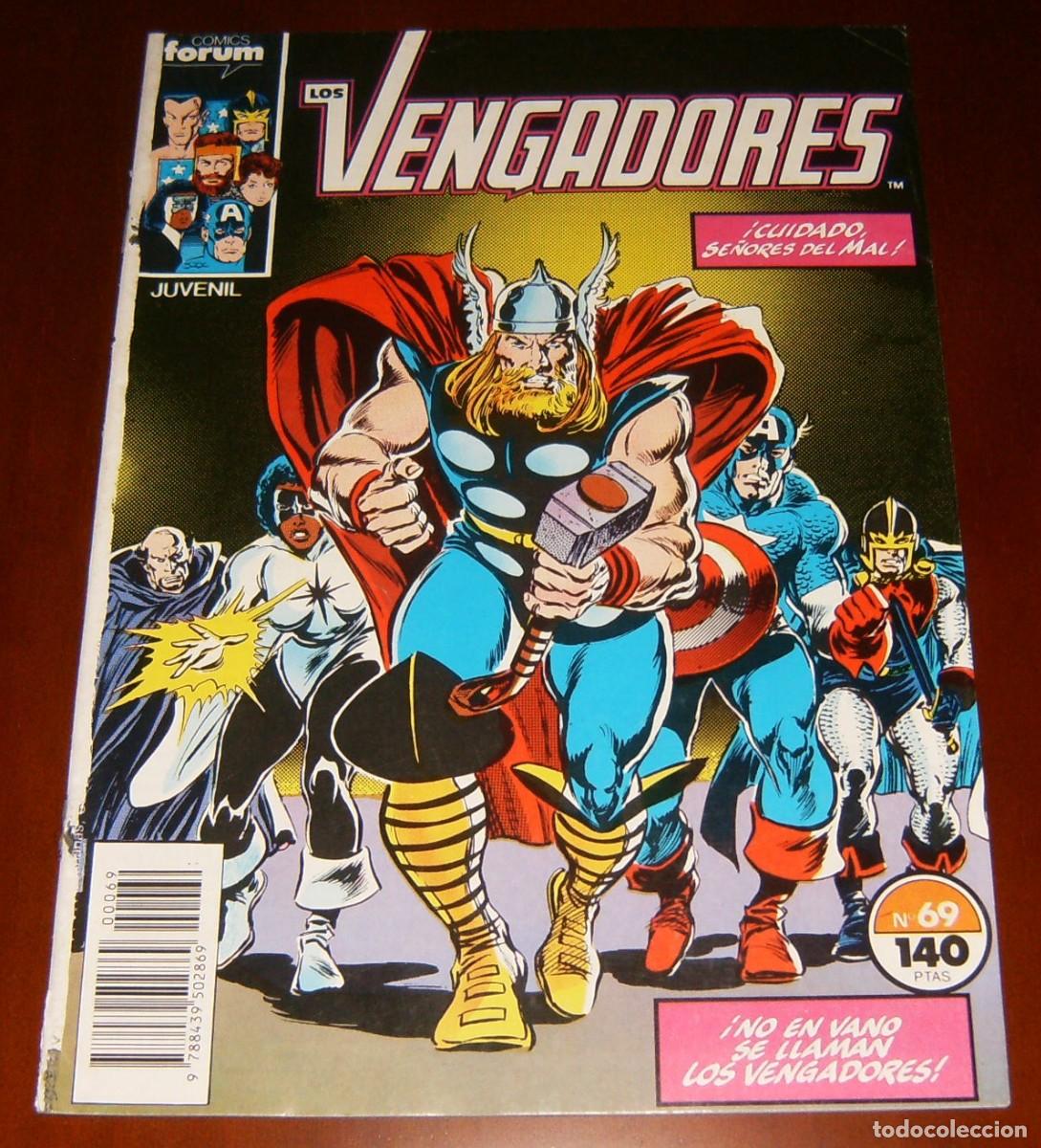 C&oacute;mics: LOS VENGADORES Vol.1 N&uacute;mero 69. FORUM , PROCEDE DE RETAPADO