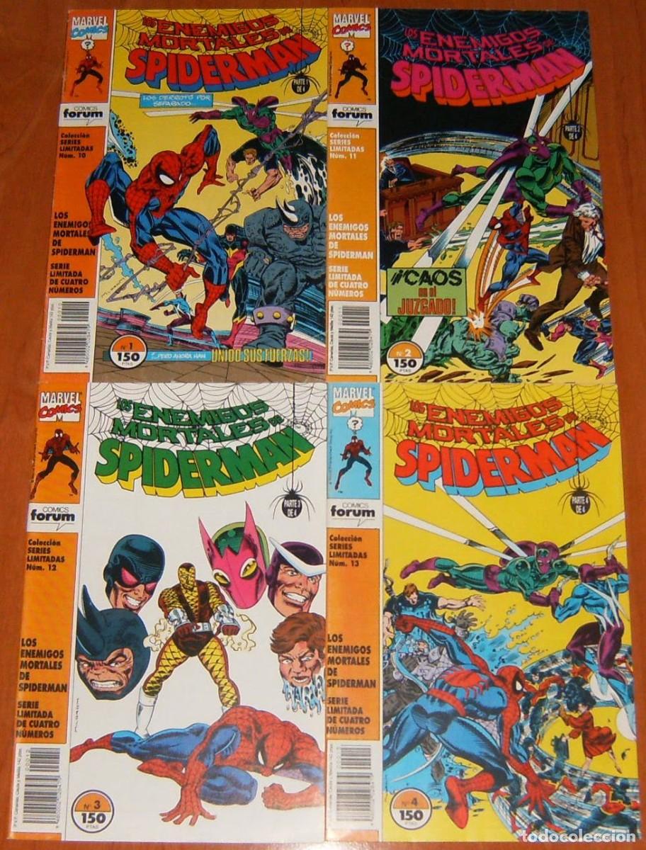 C&oacute;mics: ENEMIGOS MORTALES DE SPIDERMAN 1 2 3 4 COMPLETA . FORUM