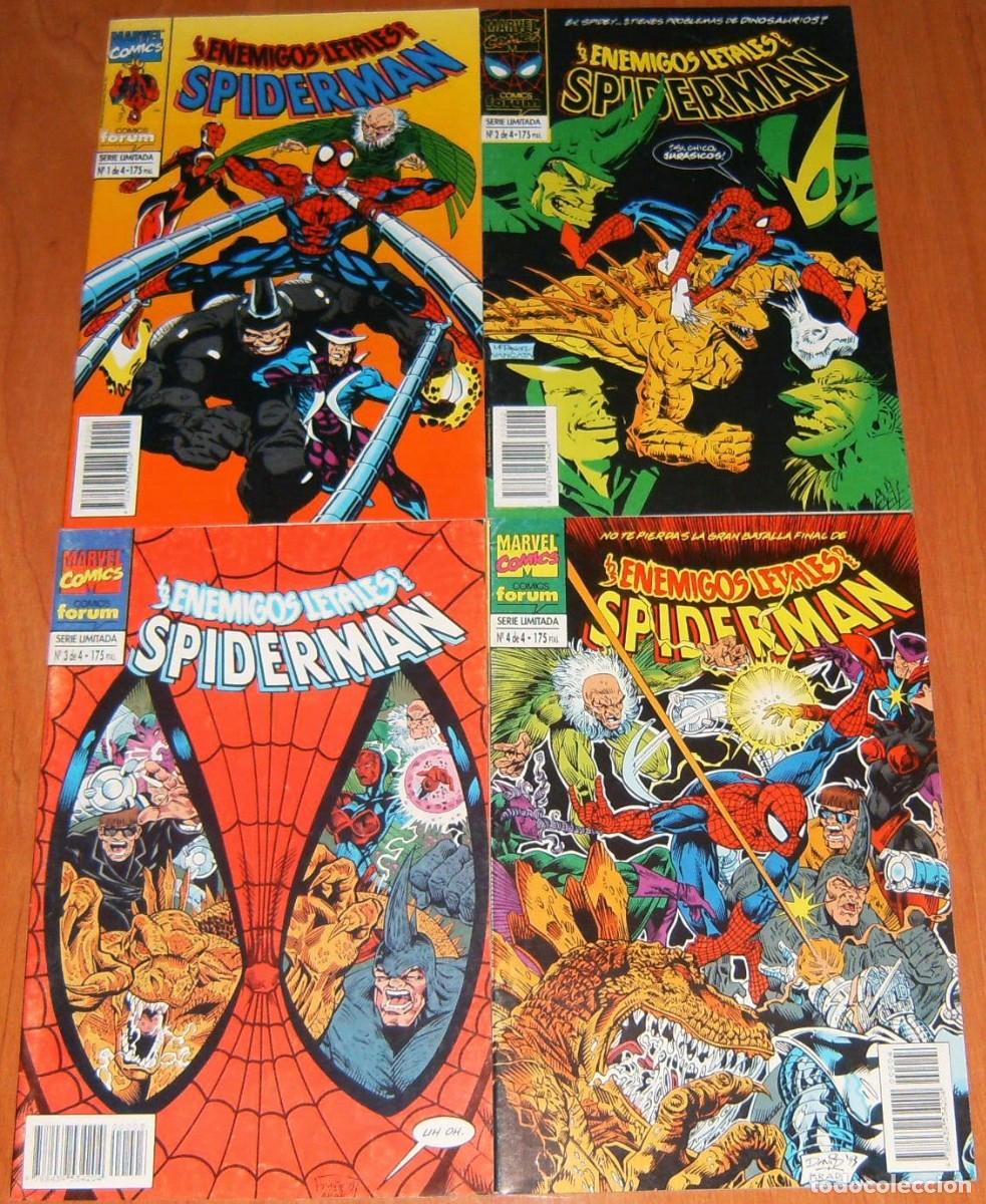 C&oacute;mics: ENEMIGOS LETALES DE SPIDERMAN 1 2 3 4 COMPLETA . FORUM