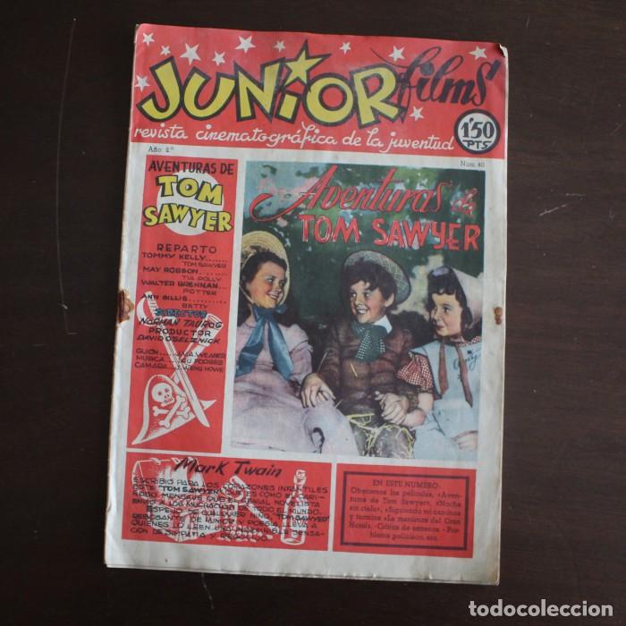 C&oacute;mics: JUNIOR FILMS 40 AVENTURAS DE TOM SAWYER. BAGU&Ntilde;A 1947
