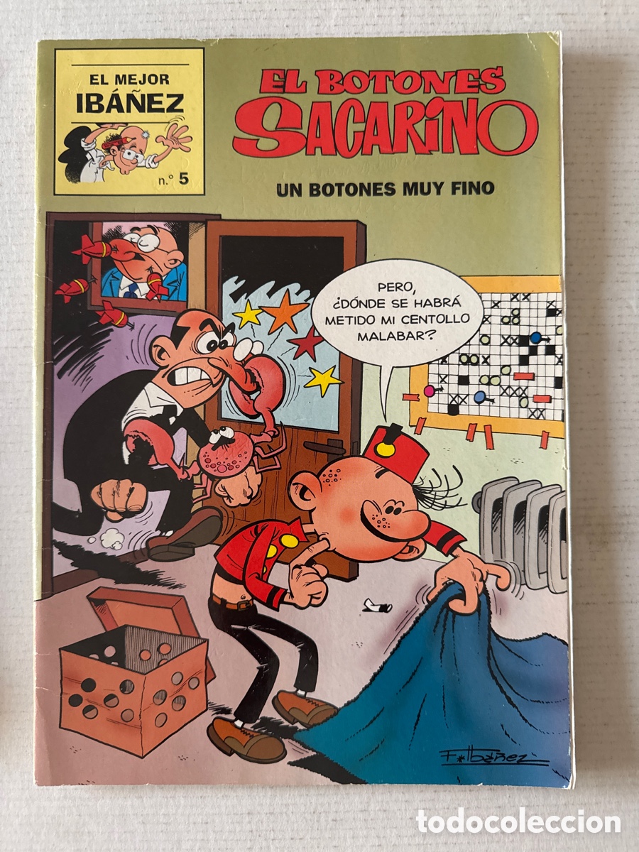 C&oacute;mics: EL MEJOR IBA&Ntilde;EZ #5 - EL BOTONES SACARINO - PRIMERA PLANA